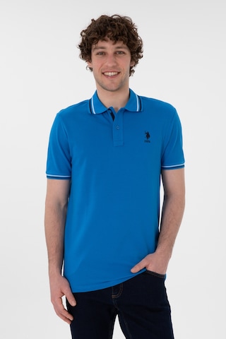 U.S. Polo Assn. Erkek Regular Fit Polo Yaka Kobalt Mavi Basic Tişört 50306011-VR077