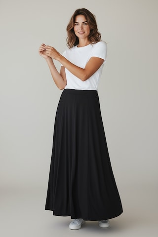 Kadın Beli Lastikli Kalın Kışlık Balık Etek Lacivert