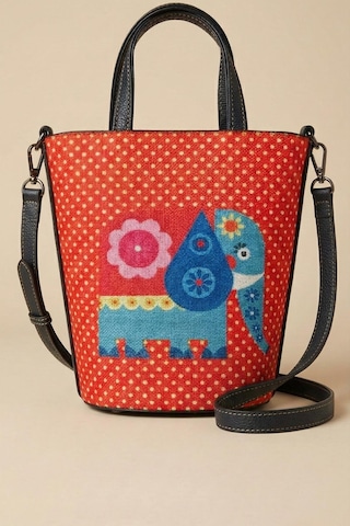 Rovebella Lucky Elephant Mini Kova Çanta Çok Renkli