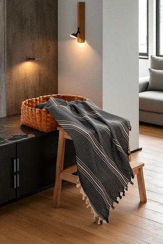 Doğal Pamuk , Yumuşak , Çok Amaçlı Örtü , Koltuk Örtüsü , Çift Kişilik Pike 200 X 240 Cm - 3 - Lacivert Lacivert