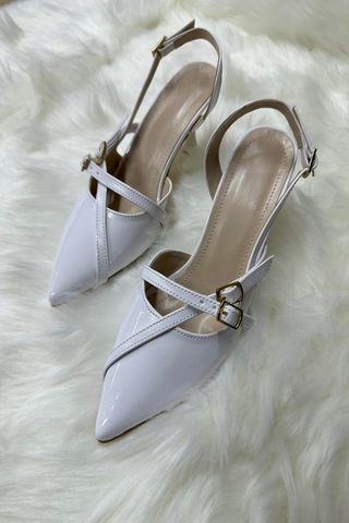 Günlük Kadın Sivri Burun Ayarlanabilir Kemer Detaylı 922-64 001