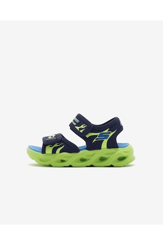 Skechers Thermo - Splash - Heat Tide Küçük Erkek Çocuk Mavi Işıklı Sandalet 400102n Nvlm Mavi