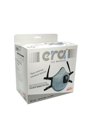 Era 7210 Ffp2 Vnr D Aktif Karbon Toz Maskesi "10 Adet"