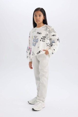 DeFacto Kız Çocuk Carrot Fit Havuç Kesim Beli Lastikli Eşofman Altı D3203A824WNGR492 Gri