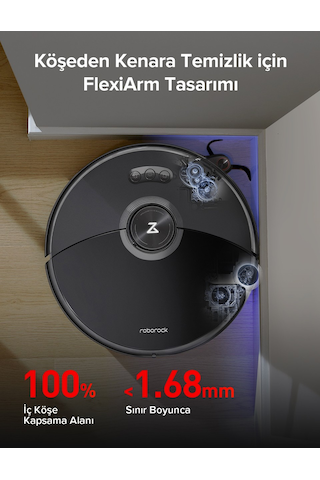 Roborock S8 MaxV Ultra Akıllı Robot Süpürge Siyah