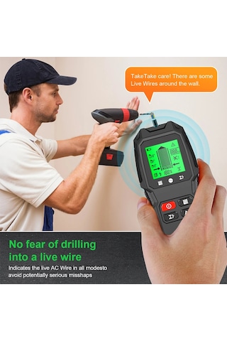 Conventions1 Duvar Tarayıcı 7'si 1 Arada Lcd Elektronik Dedektör