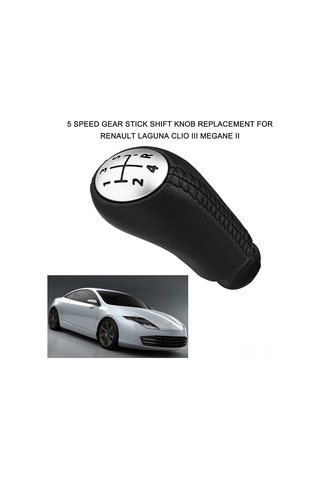 Yaozixa Renault Clio Iıı/megane Iı/kangoo 5 Vites Kayışlı Şift Topu - Ergonomik Tasarım, Kolay Kurulum, Siyah 2 Adet