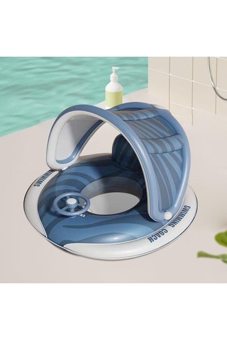 Ganzhoushop Bebek Yüzme Havuzu, Mavi Küvet Suntek Yüzer Aksesuarları Mp Mavi