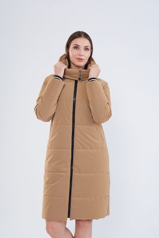 Trenç Ribanalı Kapitone Mont Camel - 827179541 Camel