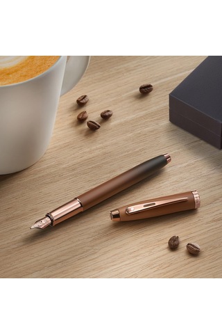 Sheaffer 9374-0 100 Serisi Dolmakalem, M Uç, Kahve 165-Koyu Yeşil