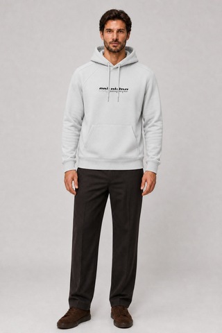 Redline Consume Erkek Regular Fit Kapüşonlu Sweatshirt Gri