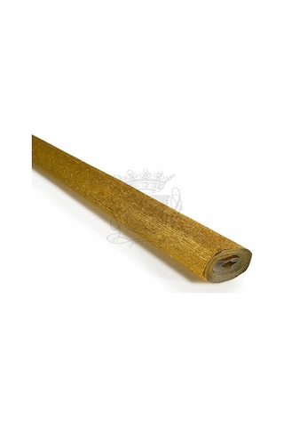 İtalyan Krapon Kağıdı No:911 - Metalik Altın 140 Gr. 50x250 Cm