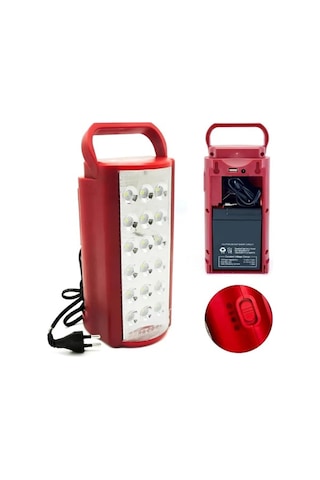 Jasper Astra Silver 24 Ledli Kırmızı Işıldak