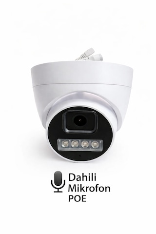 5 Mp İp Poe Sesli Dome Kamera