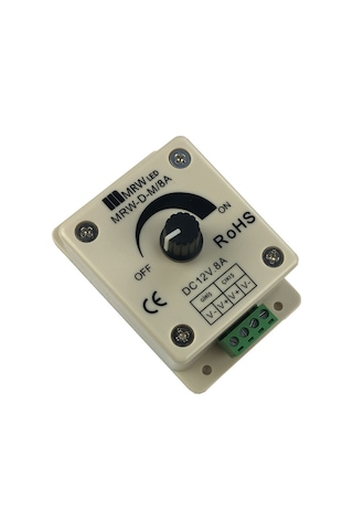 MRW-D-M/8A MANUEL TEK RENK LED DİMMER 12-24VDC 8 AMPER MRW-D-M/8A MANUEL TEK RENK LED DİMMER 12-24VDC 8 AMPER