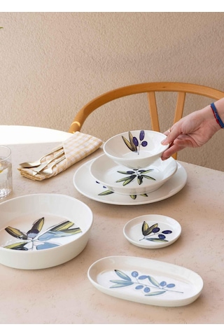 The Mia Olivos Salata Kasesi 23x6 Cm Çok Renkli