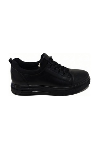 Mr Quinn 1640 Deri Siyah Erkek Sneaker
