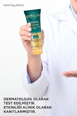 Bioxcin Keratin & Argan Onarıcı Saç Bakım Kremi 2 x 250 ML