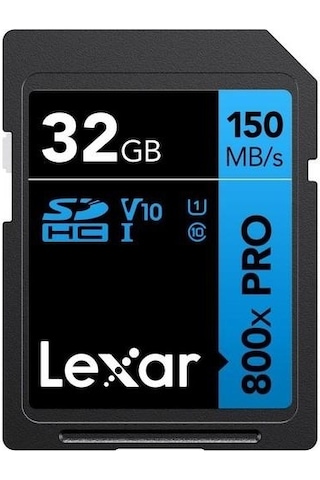 Lexar 800X Sd Uhsı V30 32 GB 150 Mb/s Hafıza Kartı
