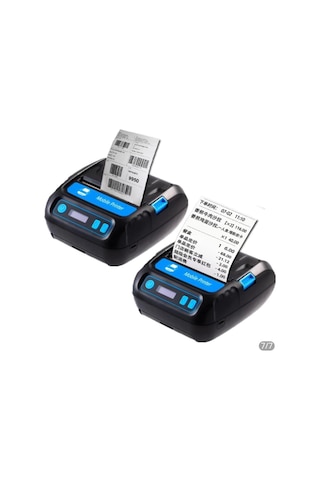 Makbuz/Etiket 2 In 1 Pos Yazıcı 80MM Bluetooth Android/Ios/Window