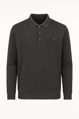 Ercan Regular Fit Polo Yaka Selanik Kazak - 7460 Füme