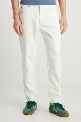 Wrangler %100 Pamuk Frank Relaxed Fit Geniş Kesim Beyaz Jean Denim Pantolon White-frnk00001100