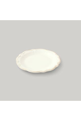 Linens Cinnamon Porselen 21 Cm Pasta Tabağı Ekru-kahve Ekru
