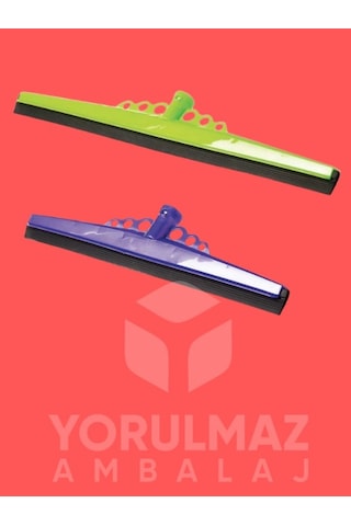 Çekpas Büyük 55 Cm Z163 + Orta 40 Cm Z161 Set Profesyonel Islak Zemin Su Toplama Yer Çekpası İkili Temizlik Seti Diğer