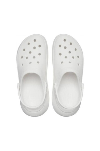 Crocs 207521 Crush 100 Whıte Platform Taban Kadın Terlik Beyaz