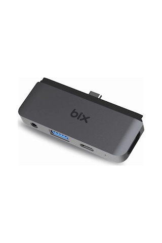 Bix Bx16hb 4-in-1 Alüminyum Kasalı Type-c 4k 30hz Hdmı, 1x Usb 3.