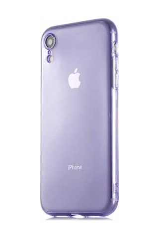 Apple Uyumlu iPhone Xr 6.1 Kilif Kamera Çikintili Renkli Trasnparan Silikon 565797101