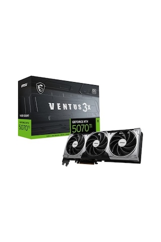 Msı Vga Geforce Rtx 5070 Tı 16g Ventus 3x Oc Rtx5070tı 16gb Gdrr7 256 B Dx12 Pcıe 5.0 X16 3xdp
