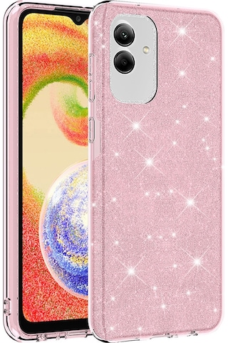 Galaxy A04 Kılıf Zore Shining Simli Silikon Kılıf