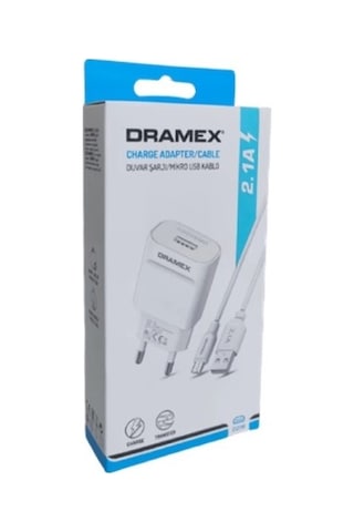 Dramex D21M 2.1A Micro Şarj Cihazı