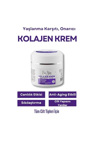 Dolgunlaştırıcı, Yaşlanma Ve Kırışıklık Karşıtı Collagen Cilt Bakım Kremi 50 Ml