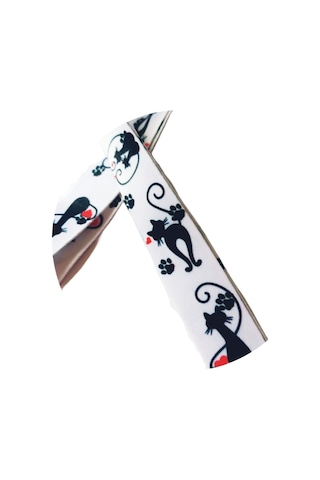 Kart Askı Ipi, Yaka Askı Ipi, Boyun Askı - 2 Cm Kedi Aşkı