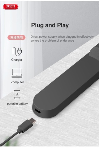 3 Renk Led Masa Lambası, 1200mah, Dokunmatik Kontrol, 3 Kademeli Aydınlatma, 400 Lümen, Şarjlı, Beyaz, Sıcak, Sıcak Beyaz, Kumandalı, Manyetik, Mavi Işık İçermez, Anti-vertigo, Yh08b, Siyah Diğer