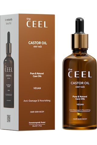 The Ceel Saf Hint Yağı Castor Oil Soğuk Sıkım 50 ml