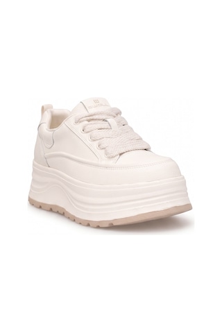 Ayakkabı Fuarı Elit Hml262-1102 Kadın Klasik Sneaker Beyaz