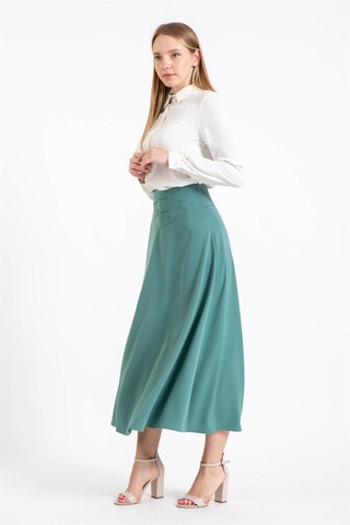 Kloş Etek Mint-mint Mint Yeşili