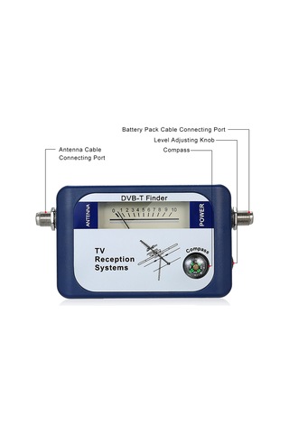 Ximistore9 Dijital Uydu Sinyal Ölçer - Anten Ayar Cihazı İle Tv Alımınızı Mükemmelleştirin