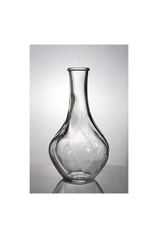 Şeffaf Cam İnce Boyun Vazo - 17 Cm 6998
