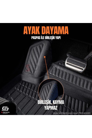 S-dizayn Vw Transporter T7 Panelvan 3d Pro Havuzlu Paspas Ön 2'li 2024 Üzeri A+ Kalite
