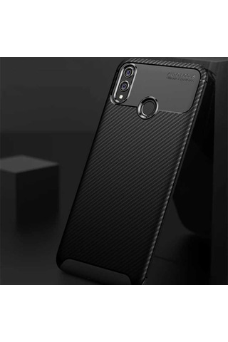 Huawei Honor Play Kilif Karbon Silikon Case 389460309