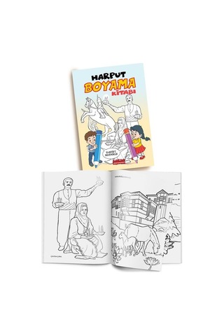 Harput Boyama Kitabı - Murat Sevinç - Bordo Ressam