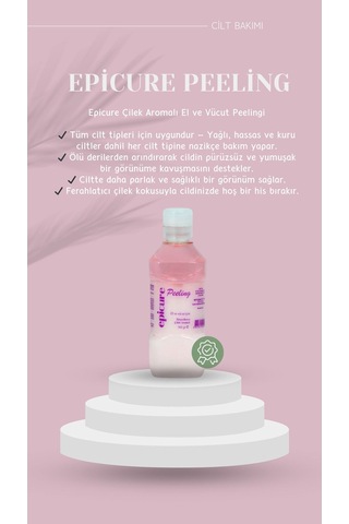 Epicure Avantajlı Paket Çilekli El ve Vücut Peeling 2'li