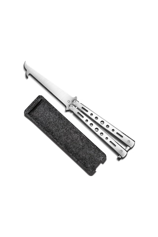 Emniyet Çekiçli Katlanır Taş Kaldırma Kancası Taşınabilir Araba Lastiği Temizleme Aleti Seti - Paslanmaz Çelik Renk