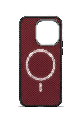 Aether Carbon Apple Uyumlu iPhone 15 Magsafe Karbon Kılıf Shadow Matrix Shadow Matrix
