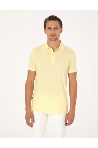 Pierre Cardin Erkek Açık Sarı Tişört Basic 50325323-vr004 Açık Sarı