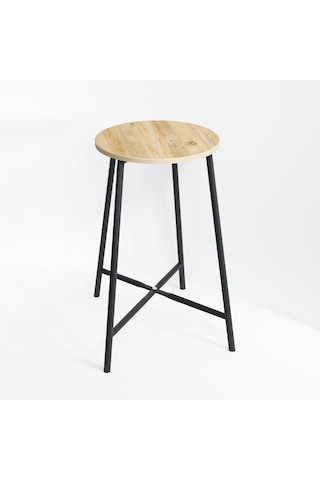 Bar Sandalyesi Bar Taburesi Mutfak Sandalyesi Çam 1522